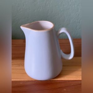 Home essentials Ceramic Milk Creamer Blue Pitcher 4.25”